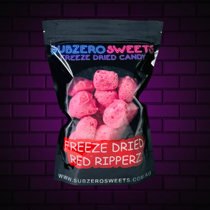 500g Bulk Freeze Dried Red Ripperz - SubZero Sweets