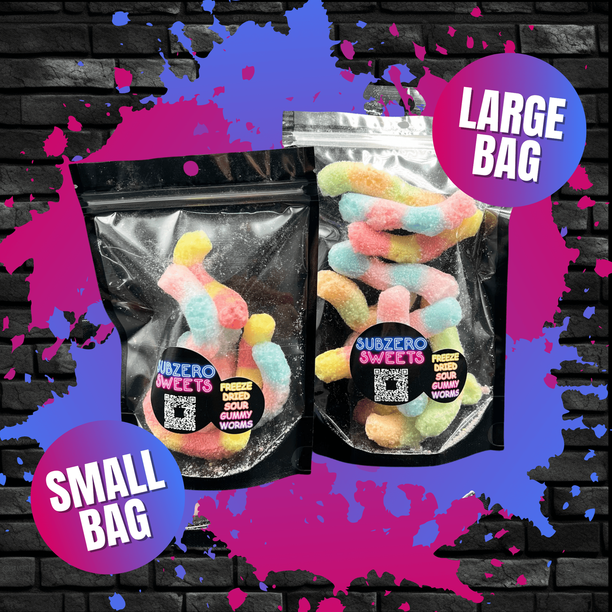 Freeze Dried Britecrawlers - SubZero Sweets