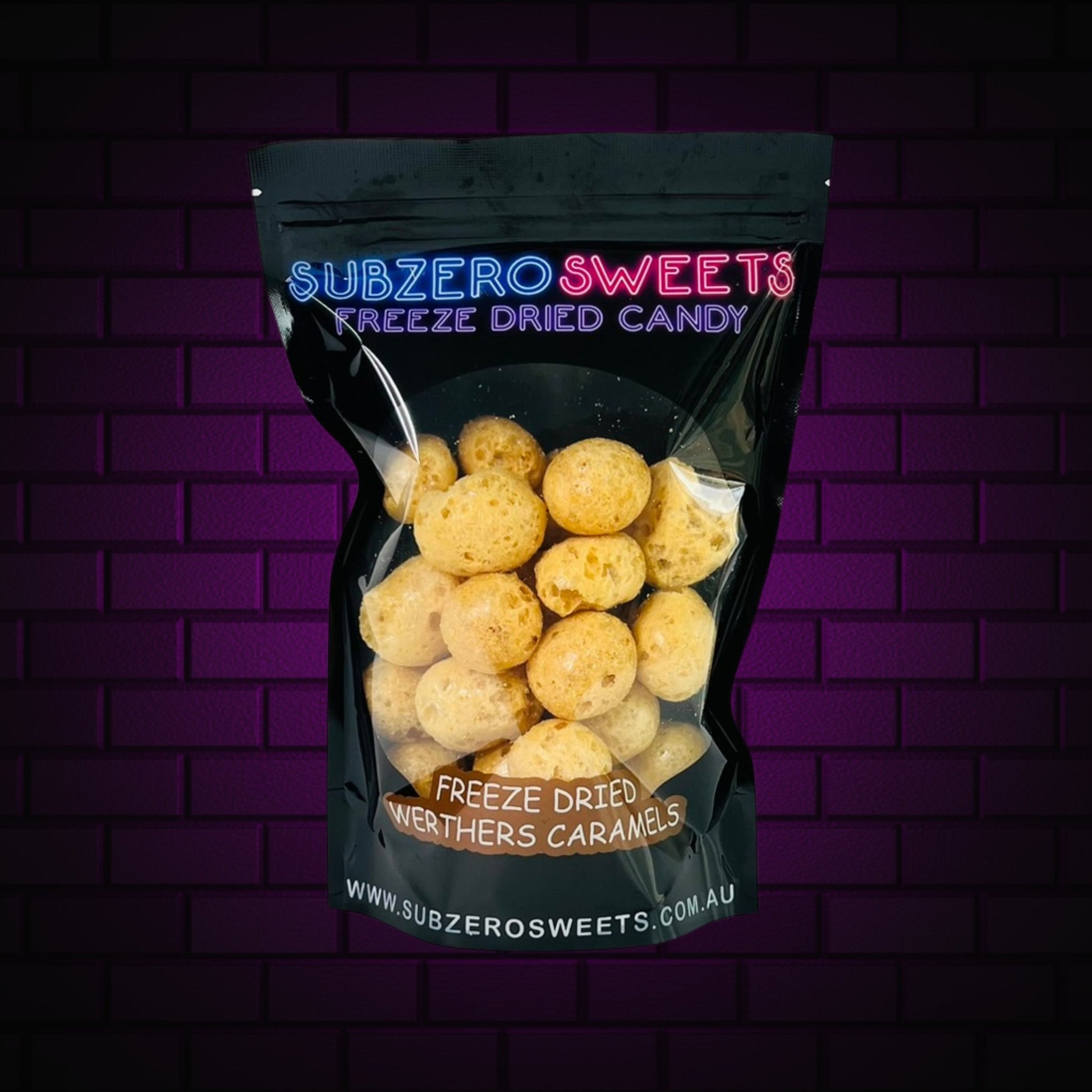 Freeze Dried Werthers Soft Caramels - SubZero Sweets